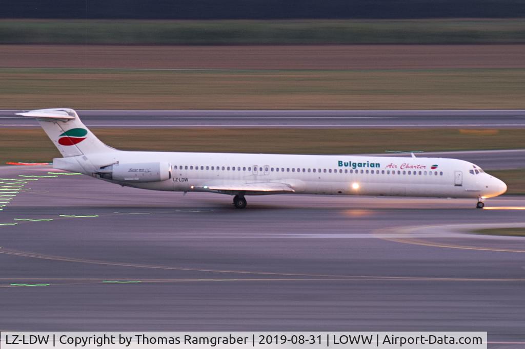 LZ-LDW, 1989 McDonnell Douglas MD-82 (DC-9-82) C/N 49795, Bulgarian Air Charter McDonnell Douglas MD-82