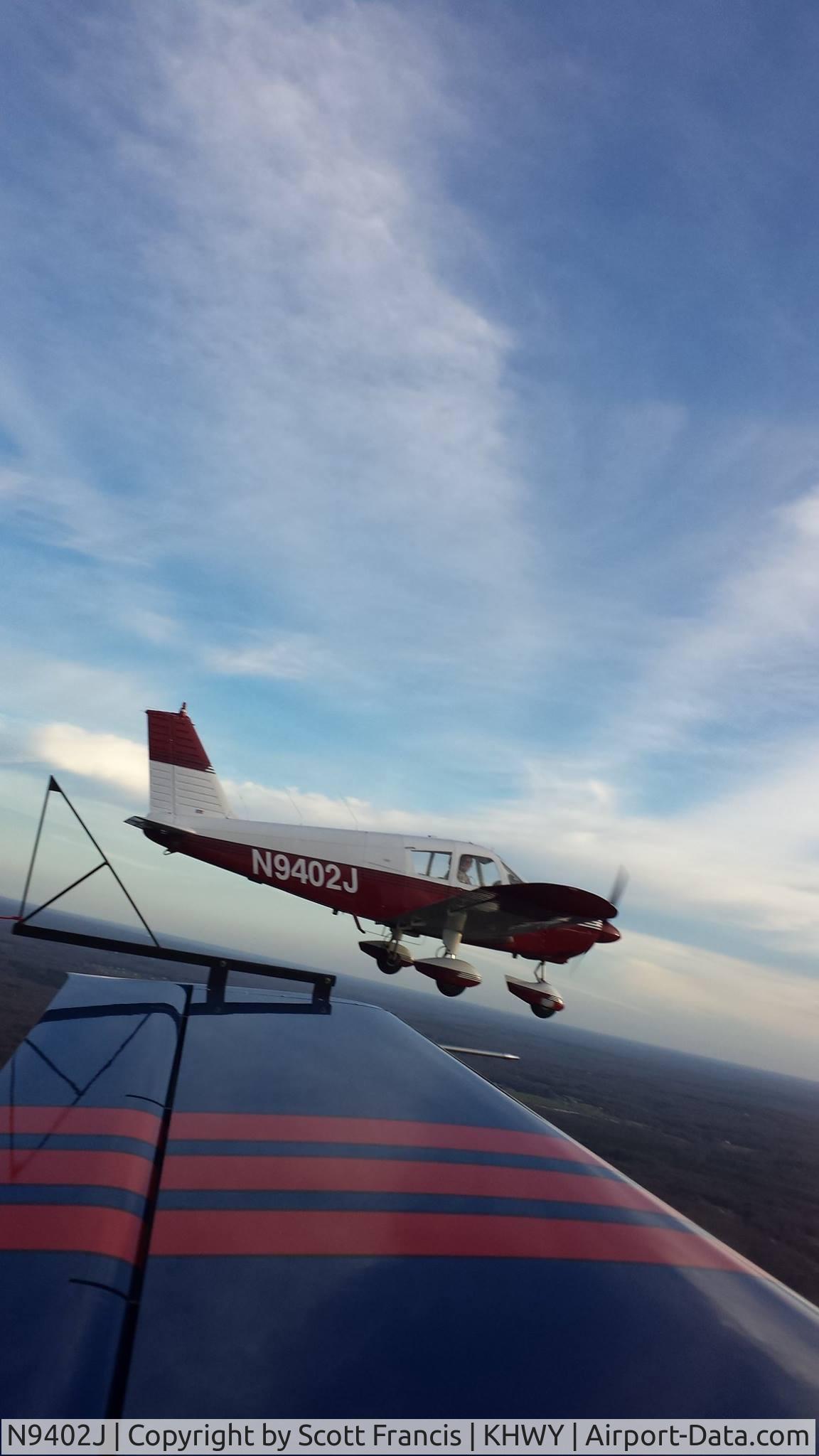 N9402J, 1966 Piper PA-28-180 C/N 28-3508, N9402J - Formation Flight with Scot Francis (flying his MXS)