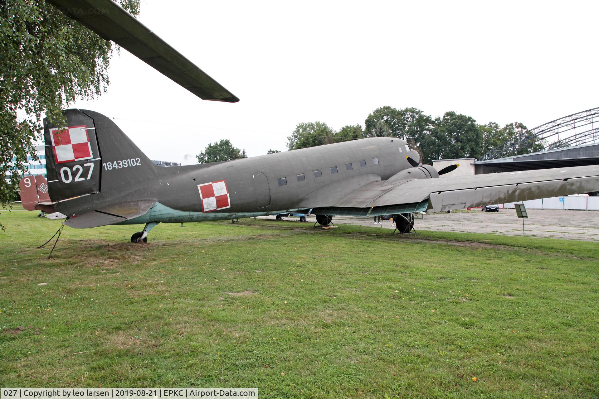 027, 1943 Lisunov Li-2T C/N 18439102, Polish Aviation Museum Krakow 21.9.2019