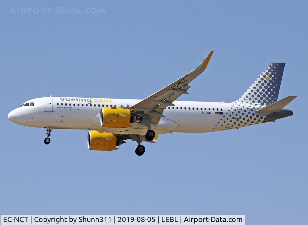 EC-NCT, 2019 Airbus A320-271N C/N 8865, Landing rwy 25R