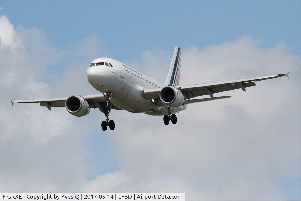 F-GRXE, 2002 Airbus A319-111 C/N 1733, Airbus A319-111, Short approach rwy 23, Bordeaux-Mérignac airport (LFBD-BOD)