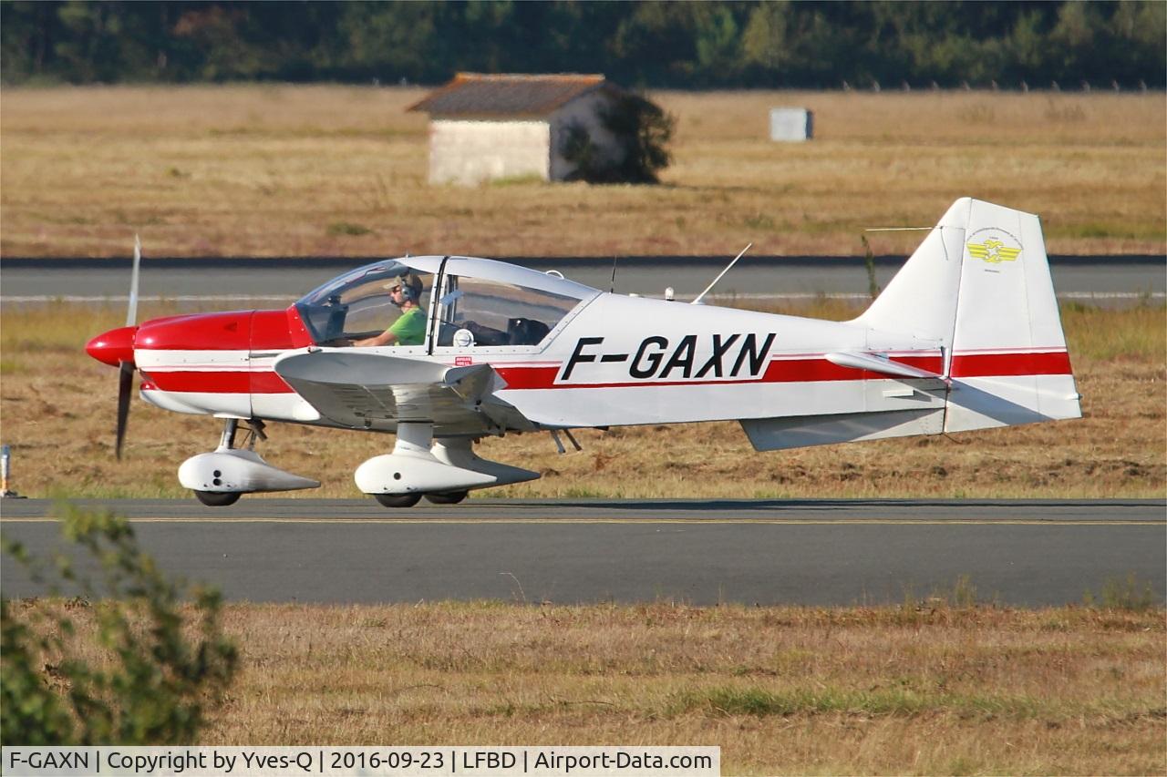 F-GAXN, Robin R-2160 Alpha Sport C/N 152, Robin R-2160 Alpha Sport, Holding point Delta rwy 05, Bordeaux Mérignac airport (LFBD-BOD)