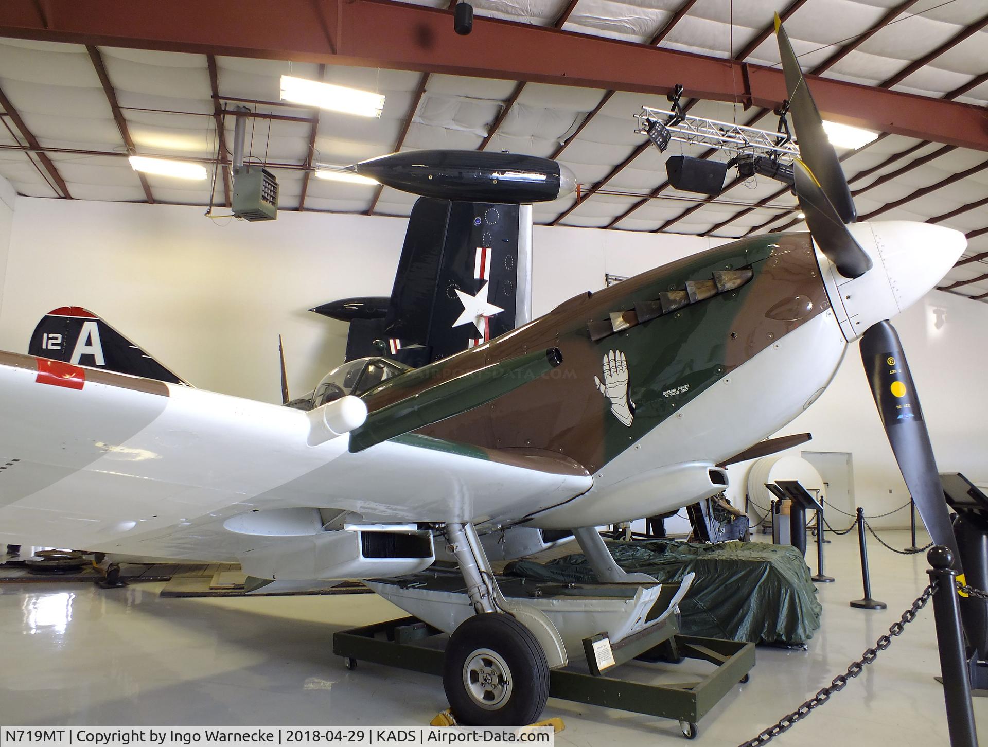 N719MT, 1944 Supermarine 359 Spitfire LF.VIIIc C/N 6S/479770, Supermarine Spitfire LF VIIIc at the Cavanaugh Flight Museum, Addison TX