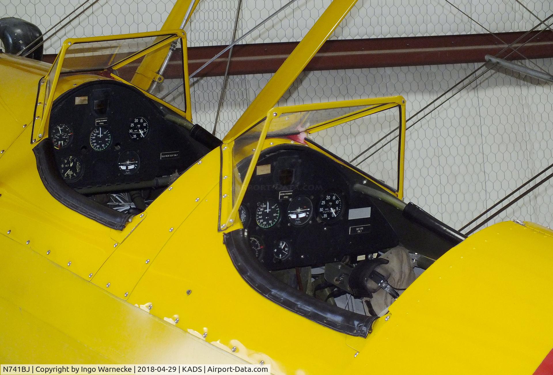 N741BJ, 1985 Boeing 75 C/N AR-36, Boeing / Jones (Stearman) 75 at the Cavanaugh Flight Museum, Addison TX  #c