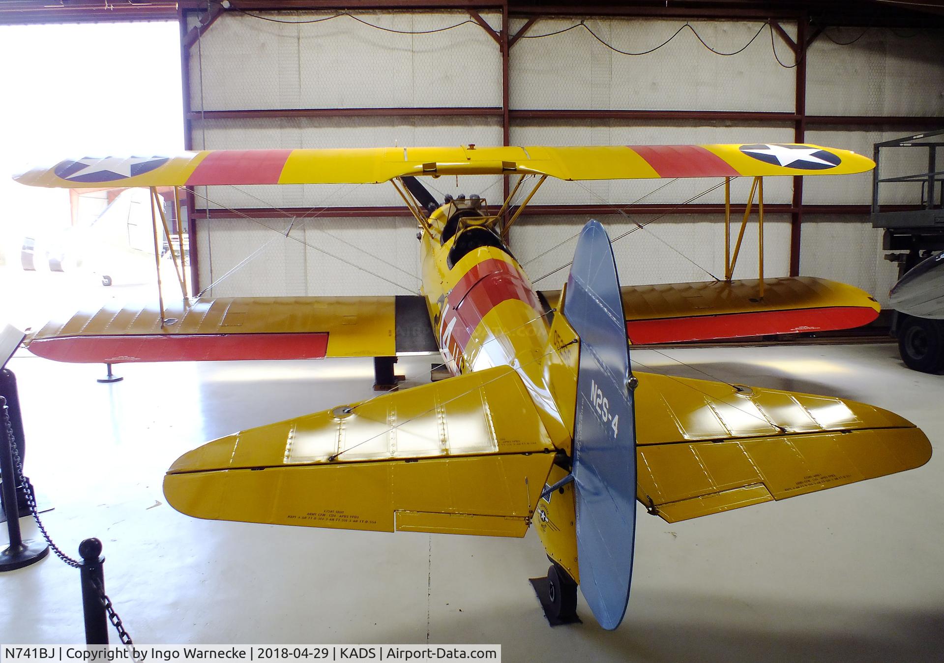 N741BJ, 1985 Boeing 75 C/N AR-36, Boeing / Jones (Stearman) 75 at the Cavanaugh Flight Museum, Addison TX