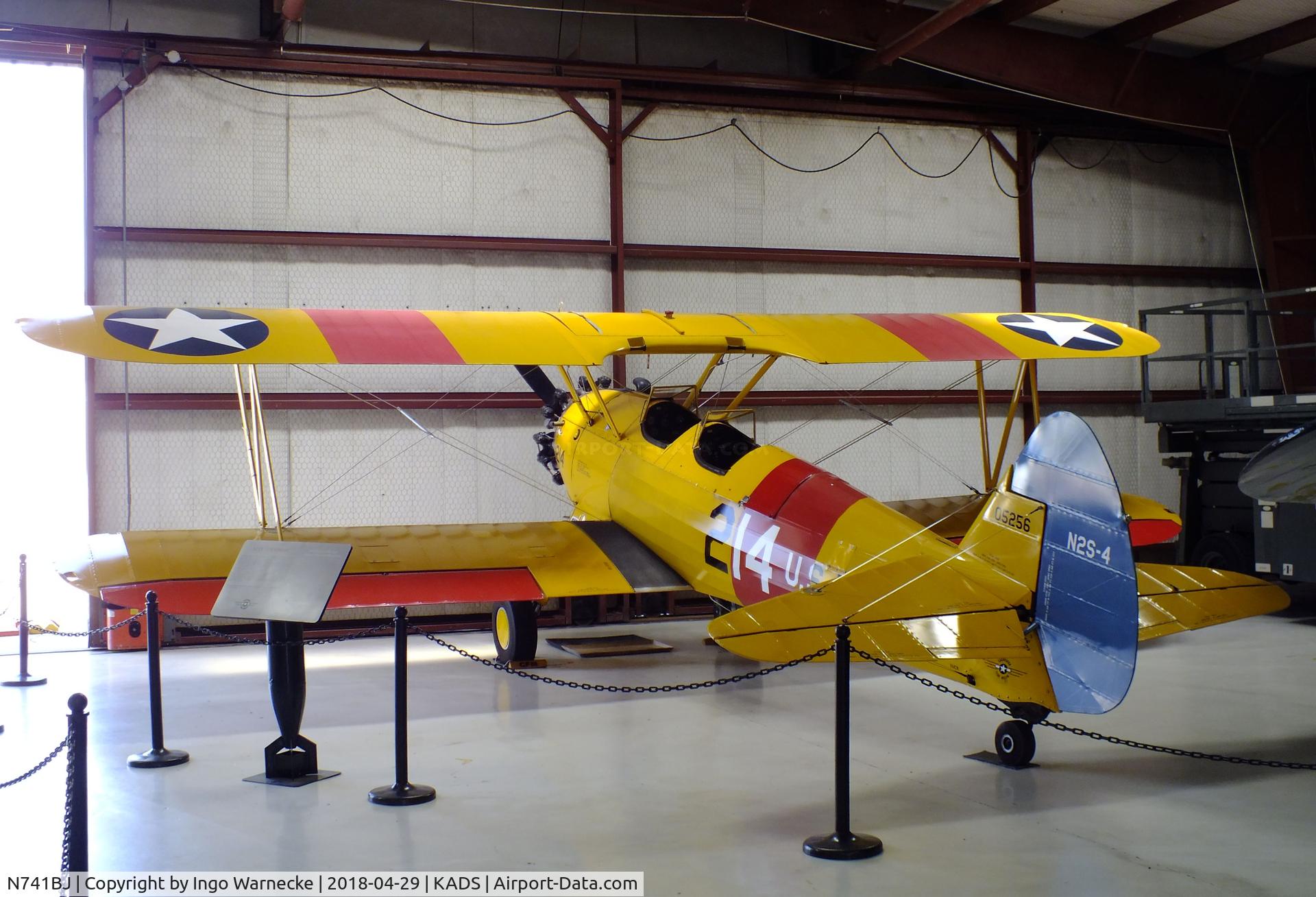 N741BJ, 1985 Boeing 75 C/N AR-36, Boeing / Jones (Stearman) 75 at the Cavanaugh Flight Museum, Addison TX