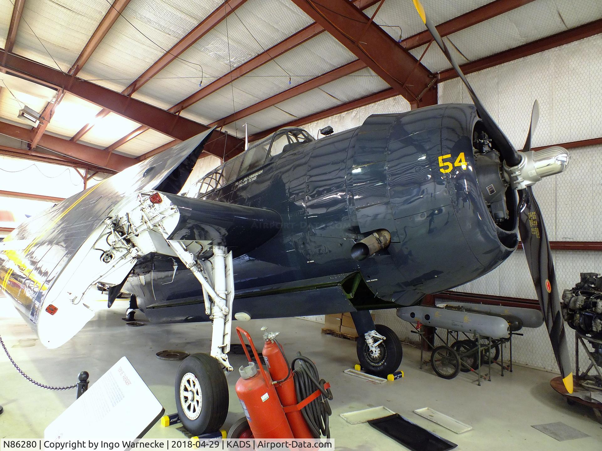 N86280, Grumman TBM-3E Avenger C/N 86280, Grumman (General Motors) TBM-3E Avenger at the Cavanaugh Flight Museum, Addison TX
