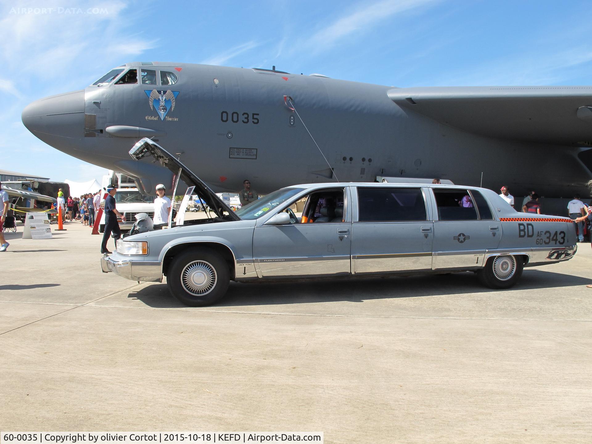 60-0035, 1960 Boeing B-52H Stratofortress C/N 464400, Official squadron's limousine !