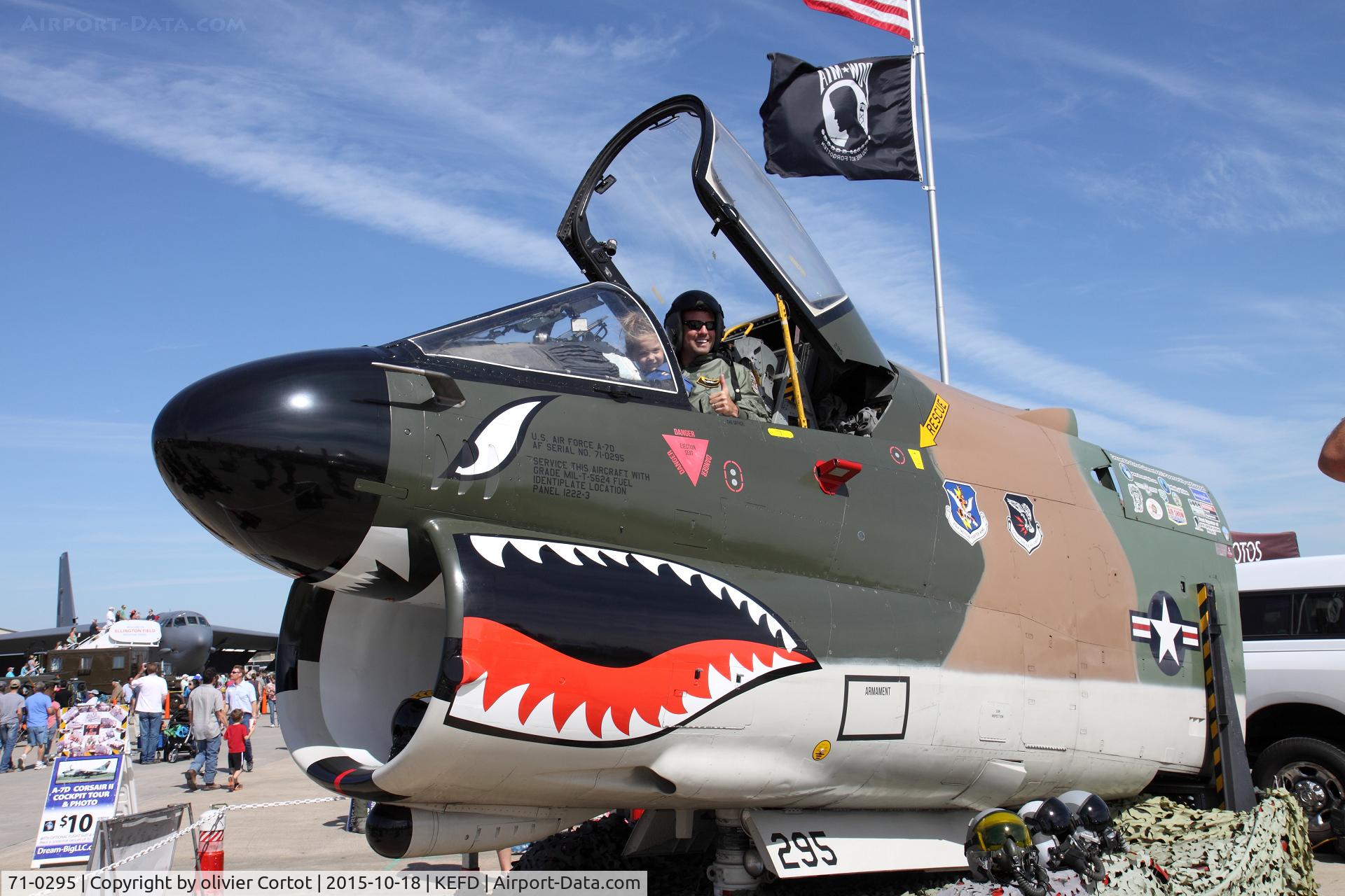 71-0295, 1971 LTV A-7D Corsair II C/N D-206, dedicated to make children happy !