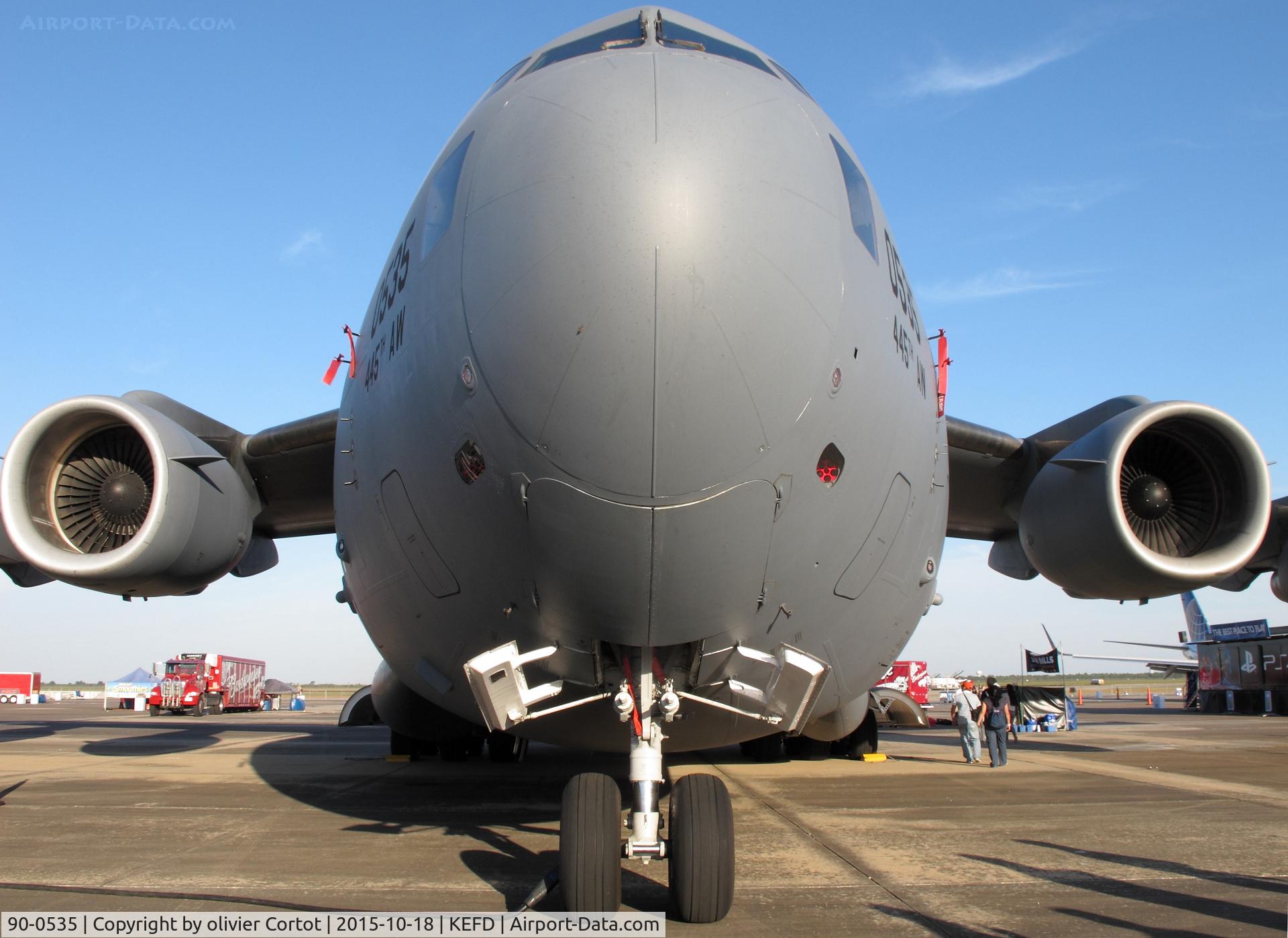 90-0535, 1990 Boeing C-17A Globemaster III C/N P-10, Houston airshow