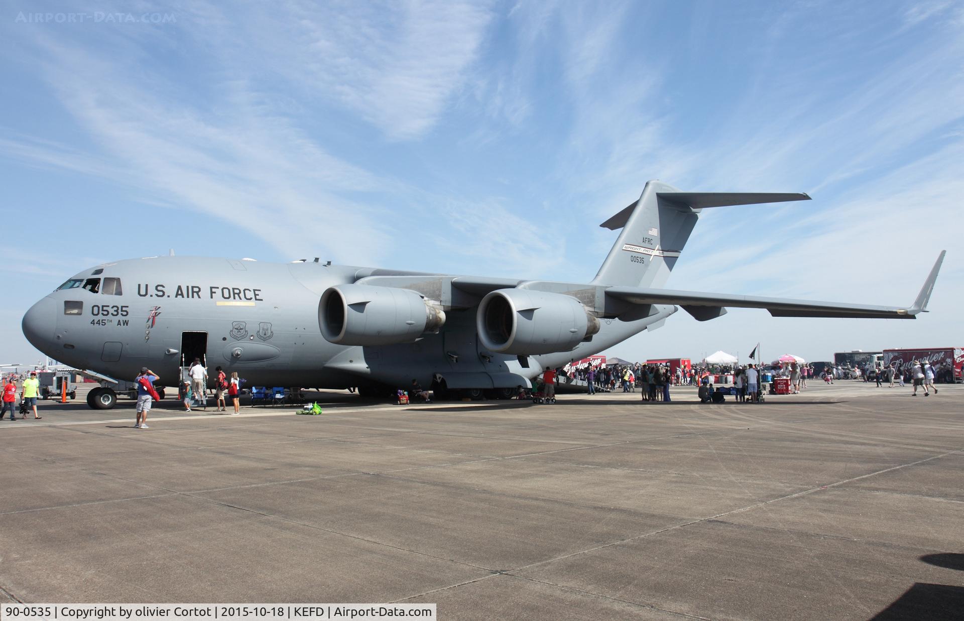 90-0535, 1990 Boeing C-17A Globemaster III C/N P-10, Houston airshow