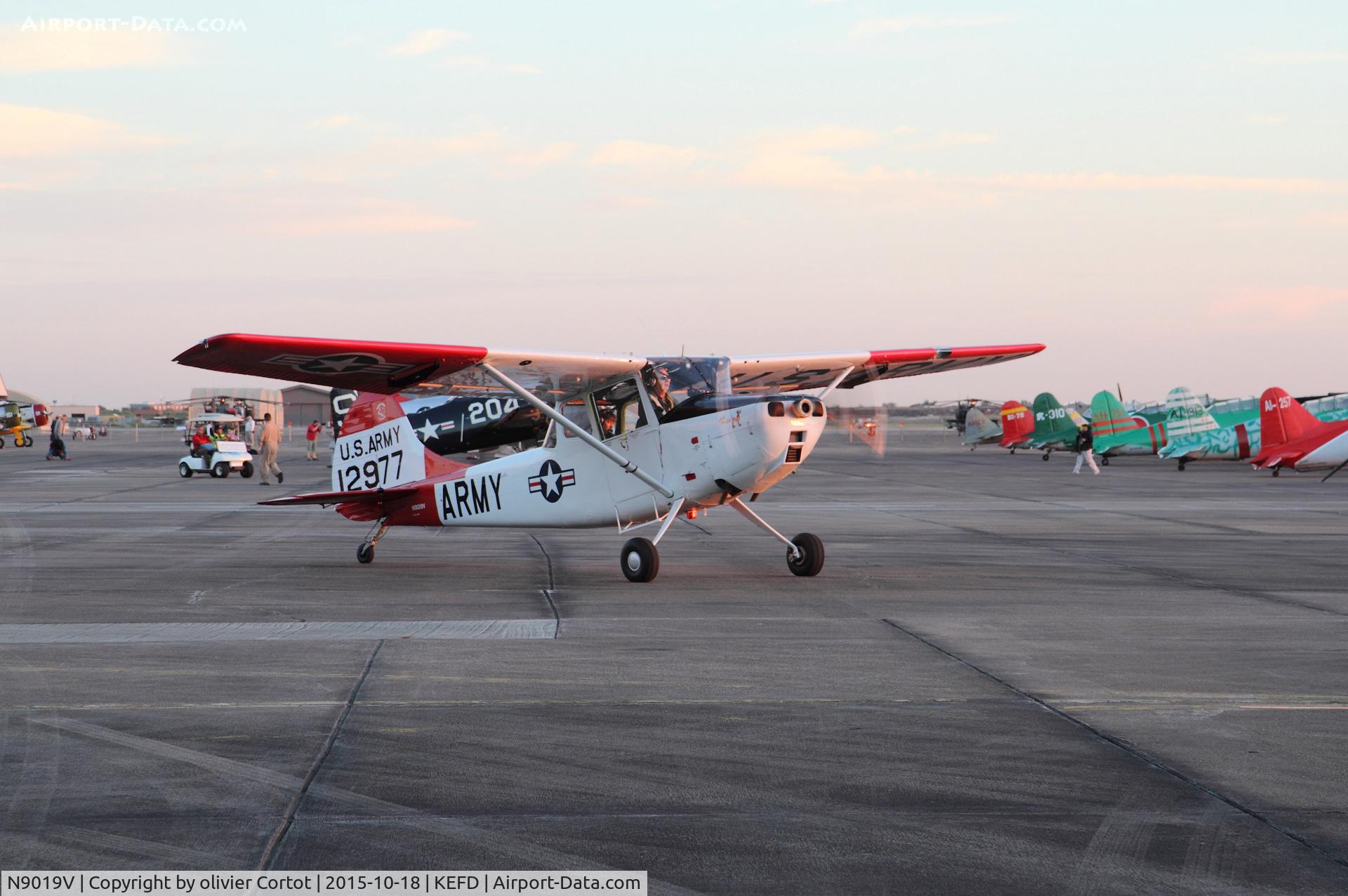 N9019V, 1962 Cessna O-1E Bird Dog C/N 305M-0023, Houston in the morning