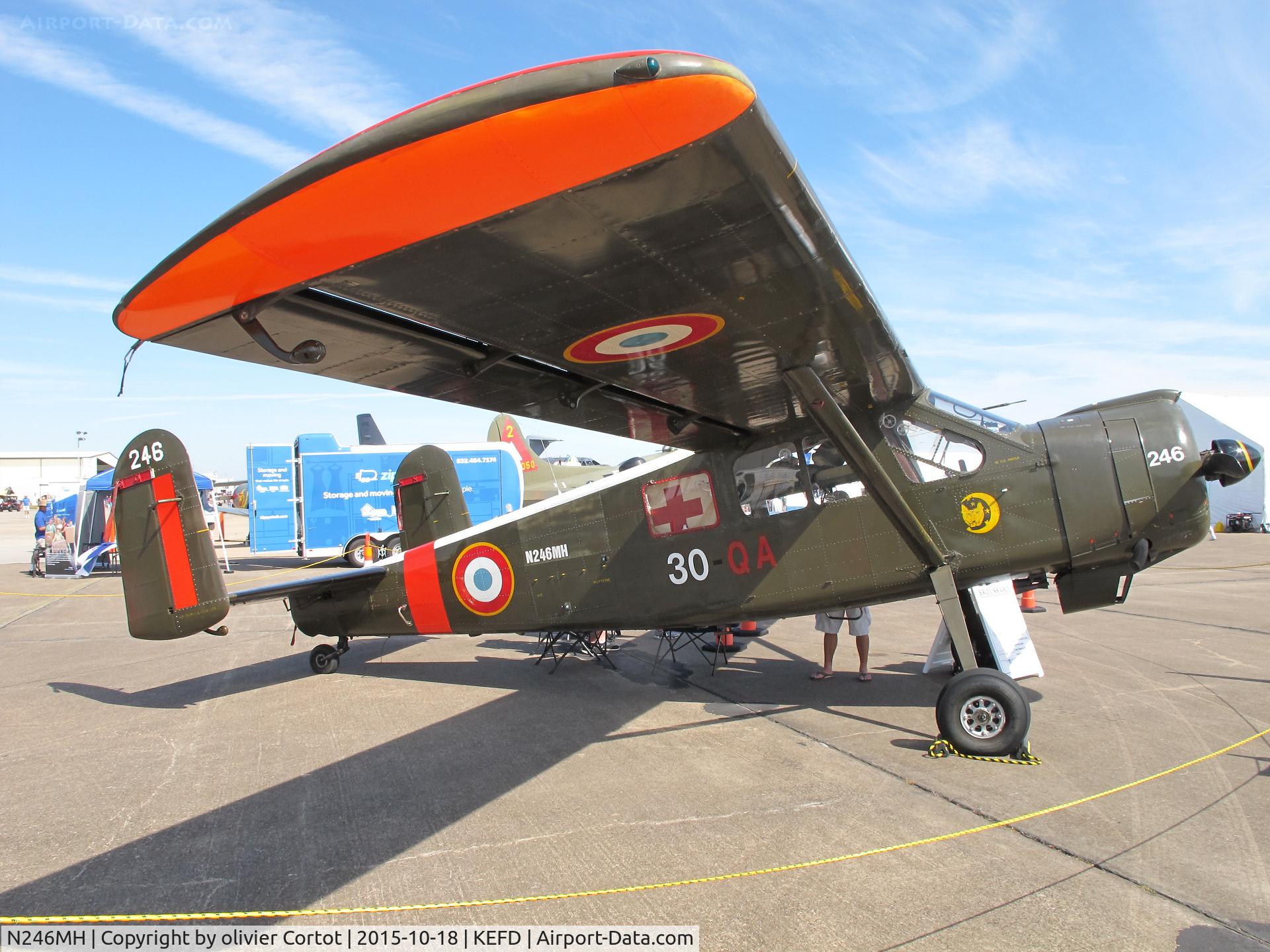 N246MH, 1960 Max Holste MH-1521M Broussard C/N 246, closer view