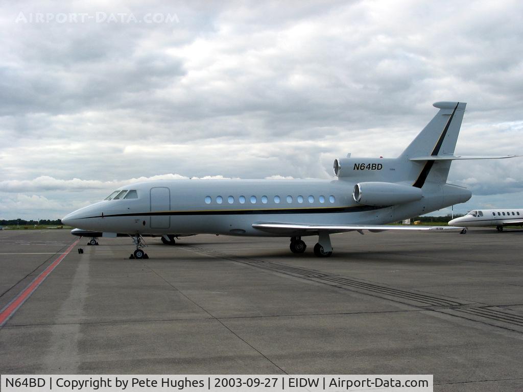 N64BD, 1987 Dassault-Breguet Mystere Falcon 900 C/N 16, N64BD Falcon 900 on the ramp at Dublin