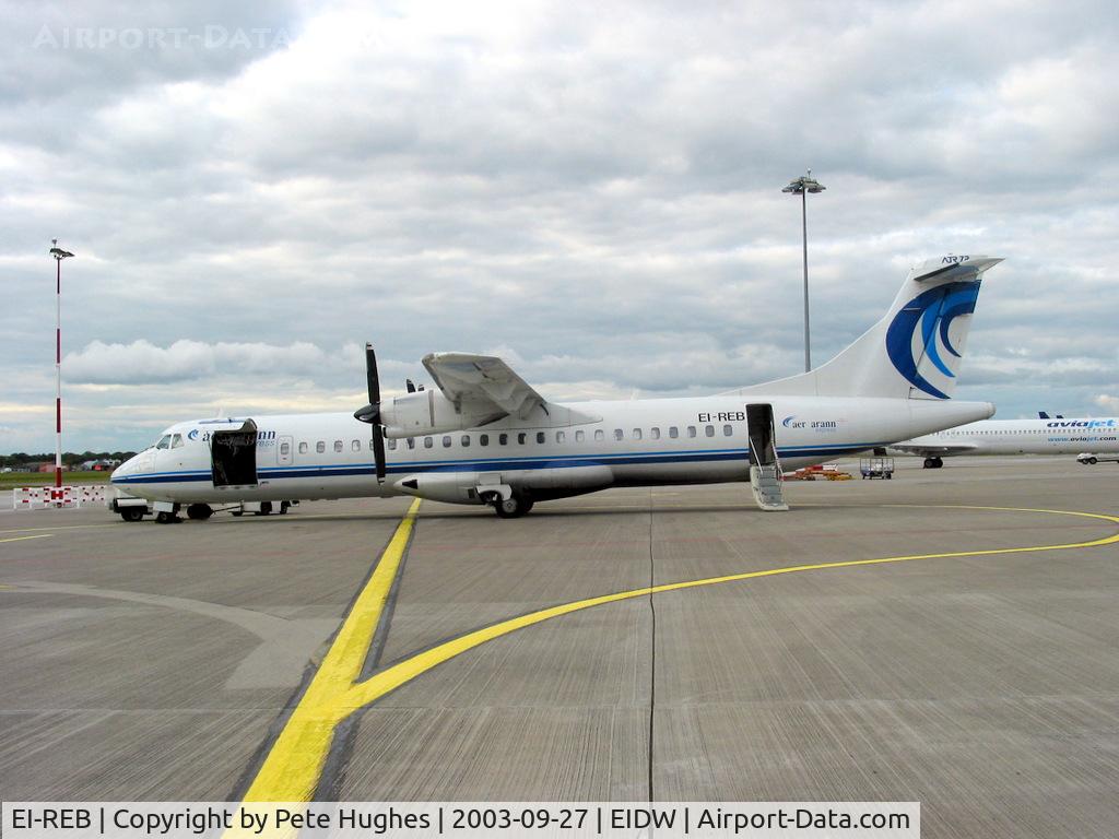 EI-REB, 1996 ATR 72-202 C/N 470, EI-REB ATR72 on the ramp at Dublin