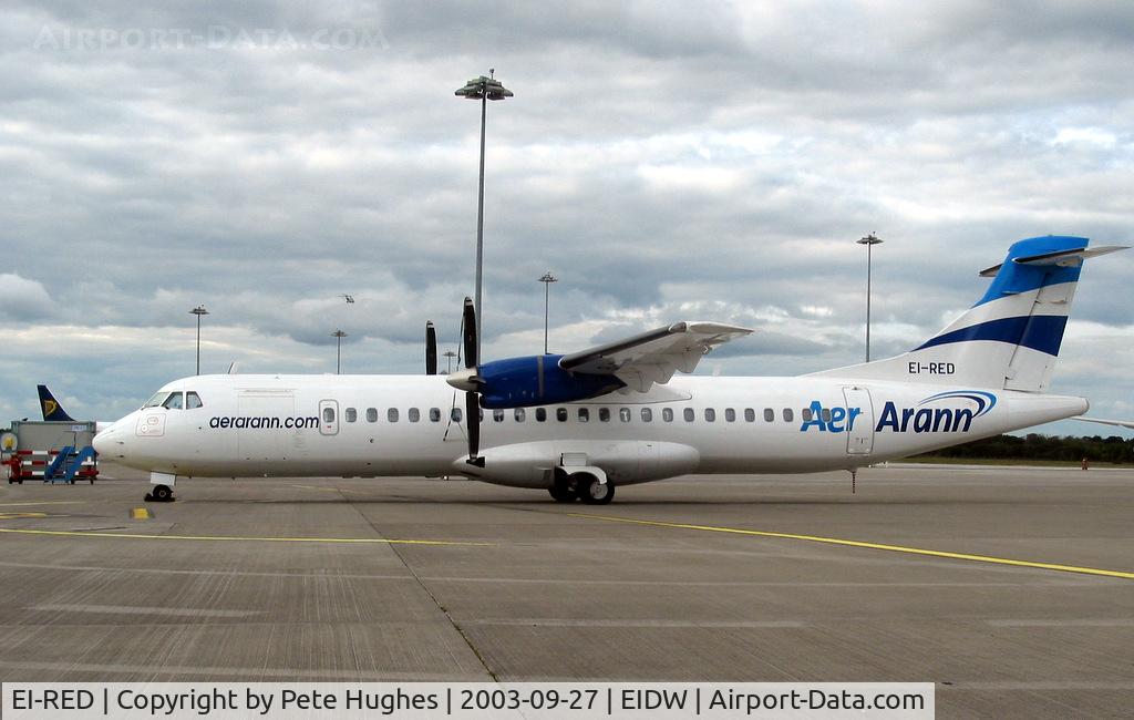 EI-RED, 1993 ATR 72-202 C/N 373, EI-RED ATR72 on the ramp at Dublin