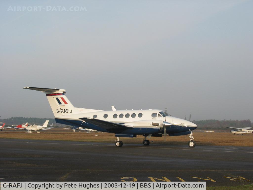 G-RAFJ, 2003 Raytheon B200 King Air C/N BB-1829, G-RAFJ King Air on delivery through Blackbushe