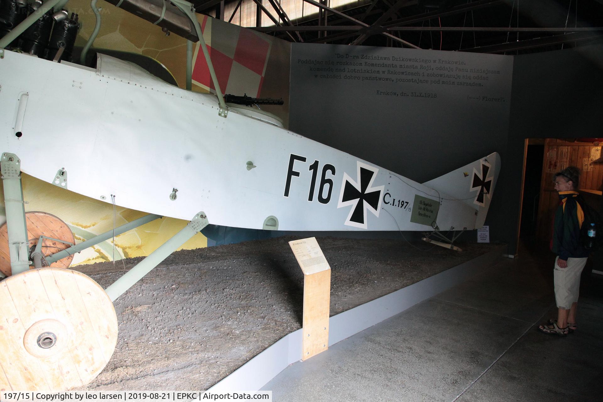 197/15, 1915 Albatros Flugzeugbau C.1 C/N not found, Polish Aviation Museum Krakow 21.8.2019