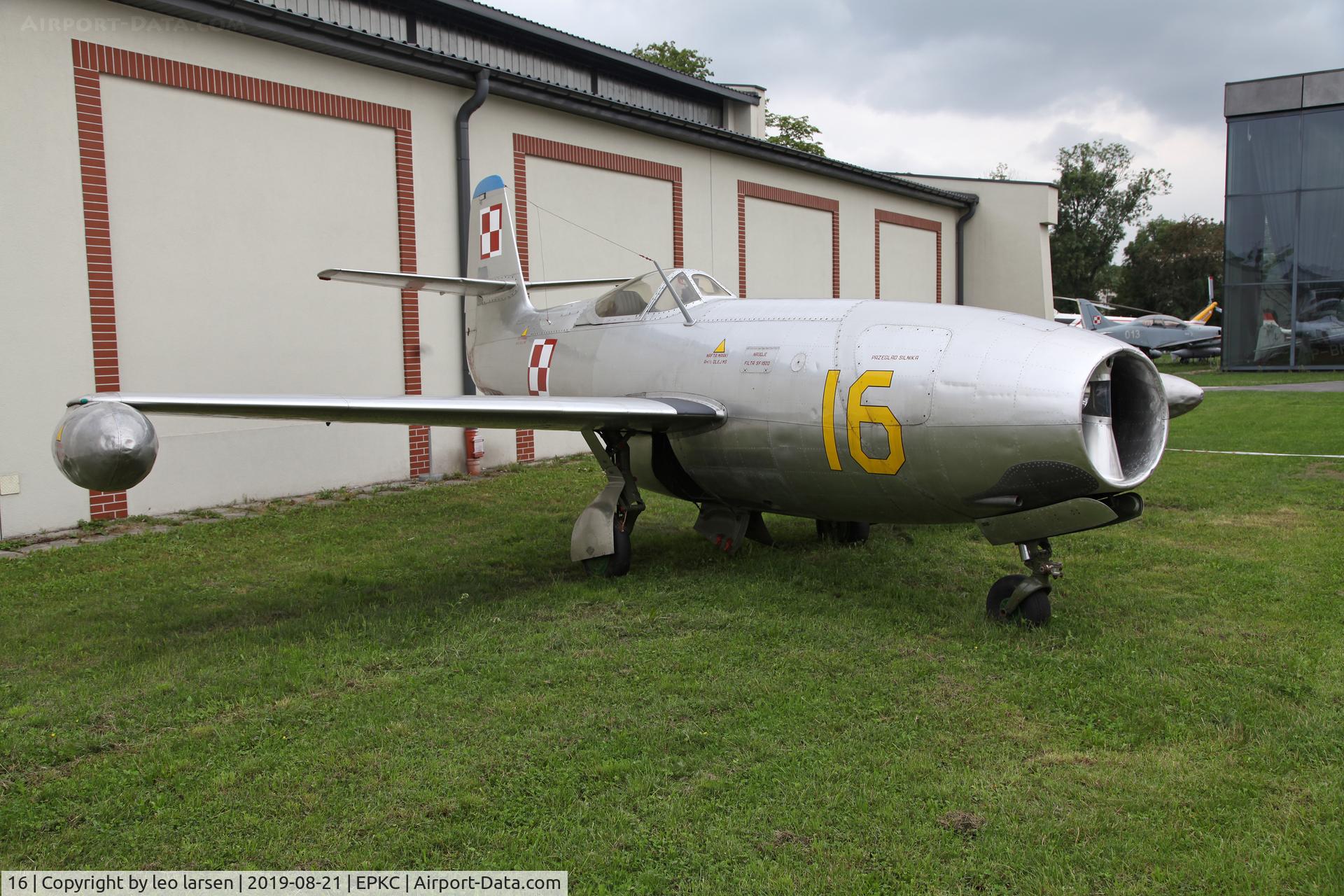 16, Yakovlev Yak-23 C/N 1216, Polish Aviation Museum Krakow 21.8.2019