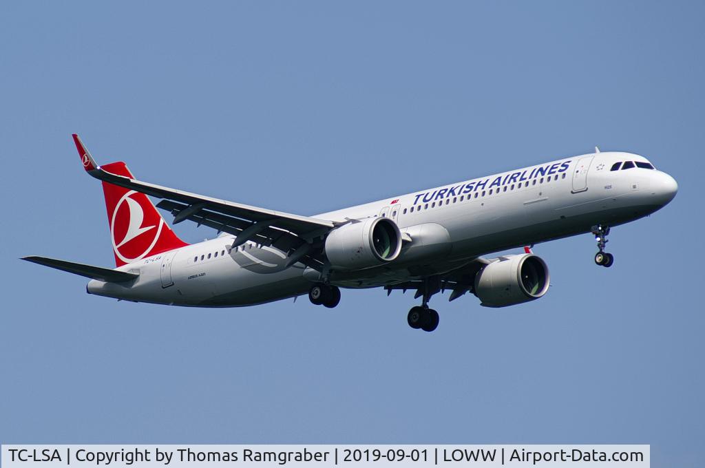 TC-LSA, 2018 Airbus A321-271NX C/N 8155, Turkish Airlines Airbus A321Neo