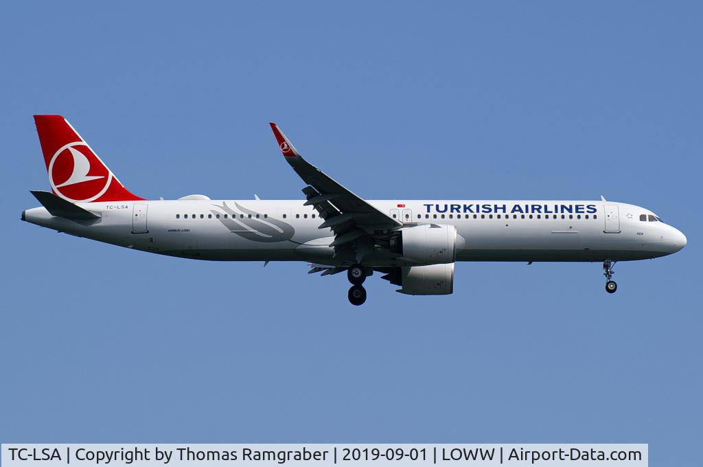 TC-LSA, 2018 Airbus A321-271NX C/N 8155, Turkish Airlines Airbus A321Neo