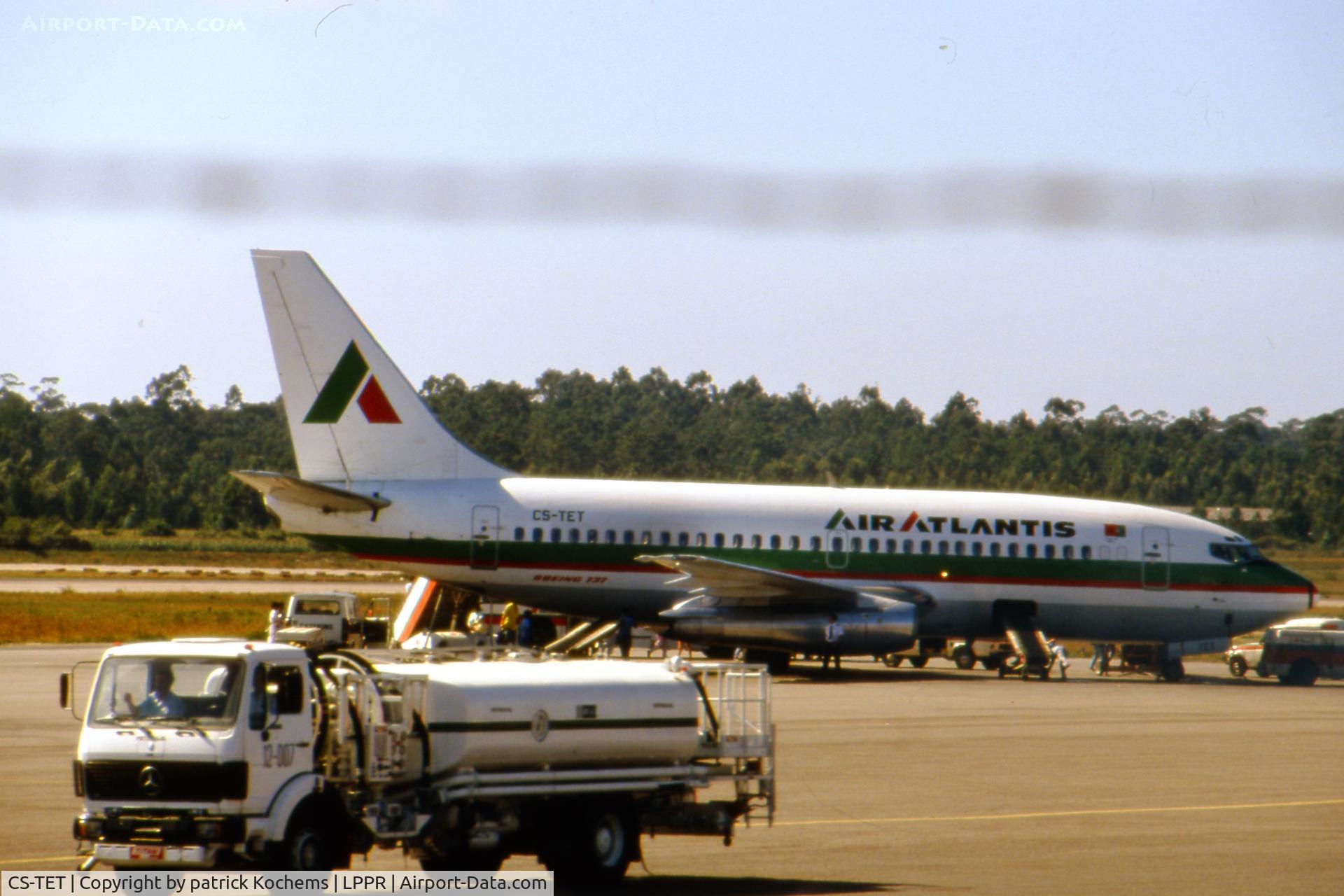 CS-TET, 1980 Boeing 737-2K9 C/N 22415, B-737 Air Atlantis on Airport Porto