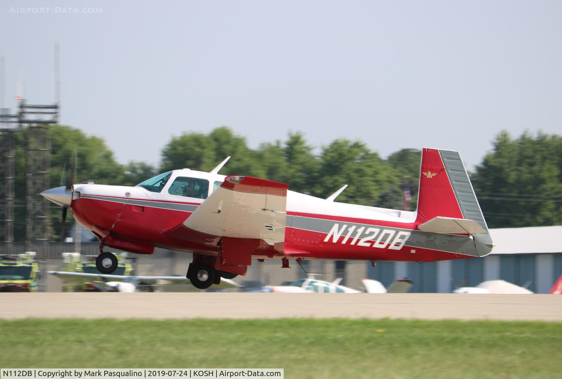 N112DB, 1981 Mooney M20J 201 C/N 24-1232, Mooney M20J