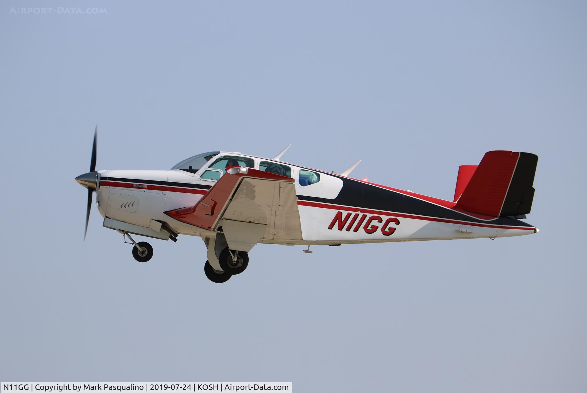 N11GG, 1959 Beech M35 Bonanza C/N D-6184, Beech S35