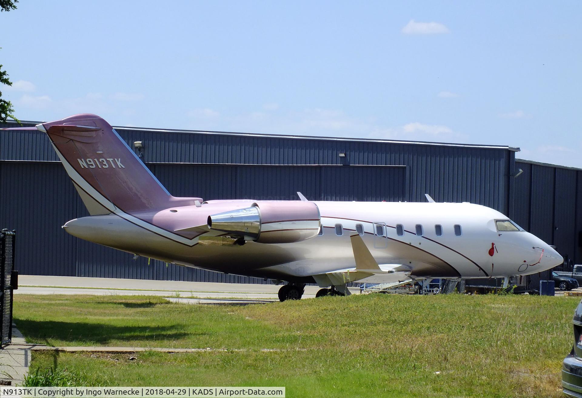 N913TK, 2007 Bombardier Challenger 604 (CL-600-2B16) C/N 5729, Bombardier CL-600 Challenger 604 at Addison Airport, Addison TX
