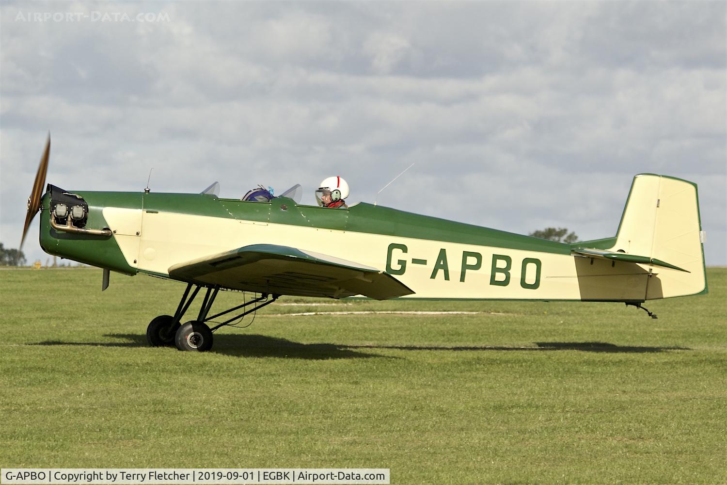 G-APBO, 1960 Druine D-5 Turbi C/N PFA 229, At Sywell