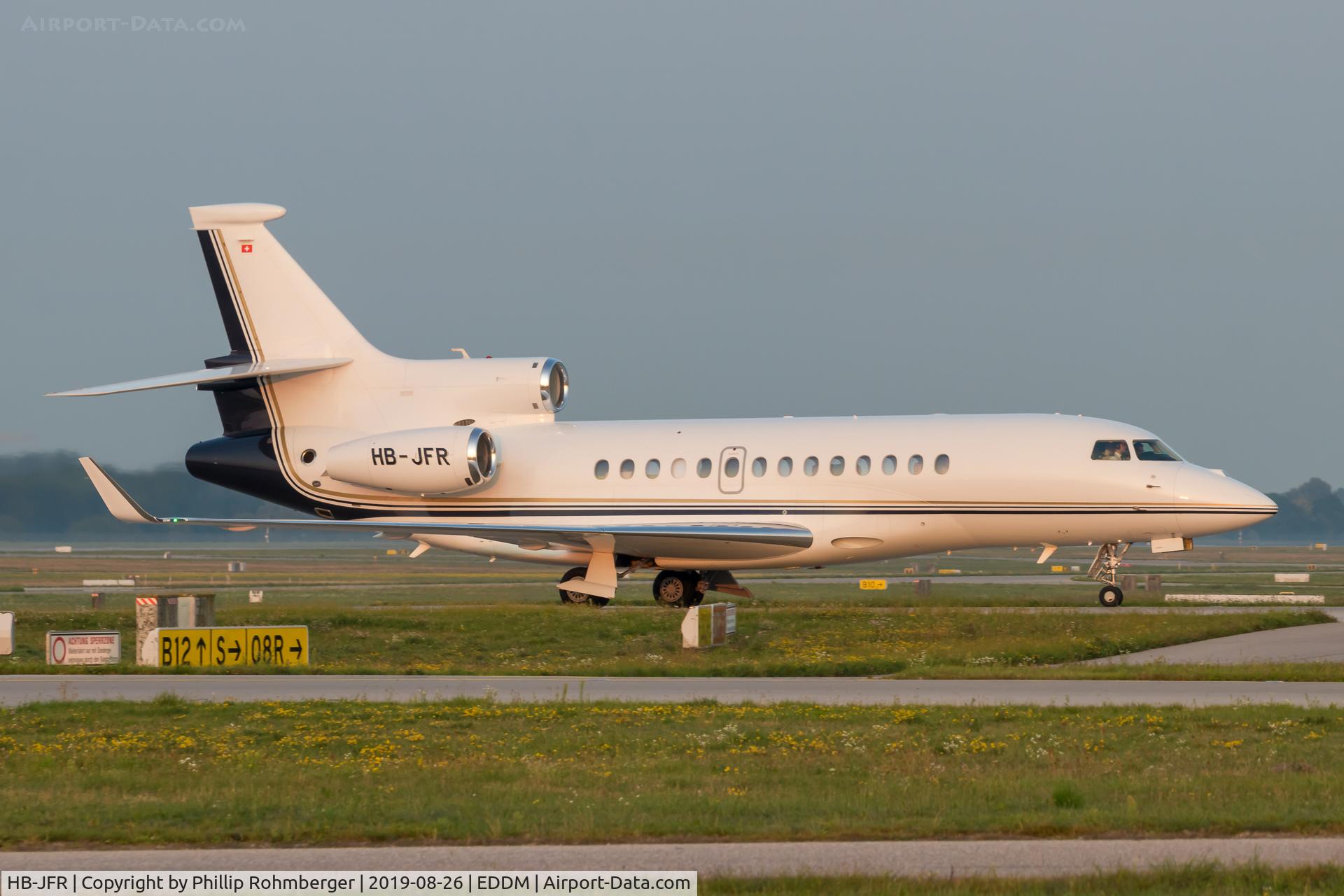 HB-JFR, 2010 Dassault Falcon 7X C/N 91, HB-JFR at Munich Airport