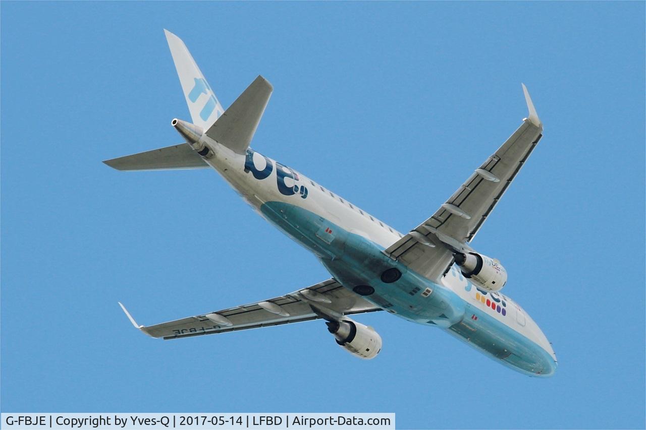G-FBJE, 2012 Embraer 175STD (ERJ-170-200) C/N 17000336, Embraer 175STD, Take off rwy 05, Bordeaux-Mérignac airport (LFBD-BOD)