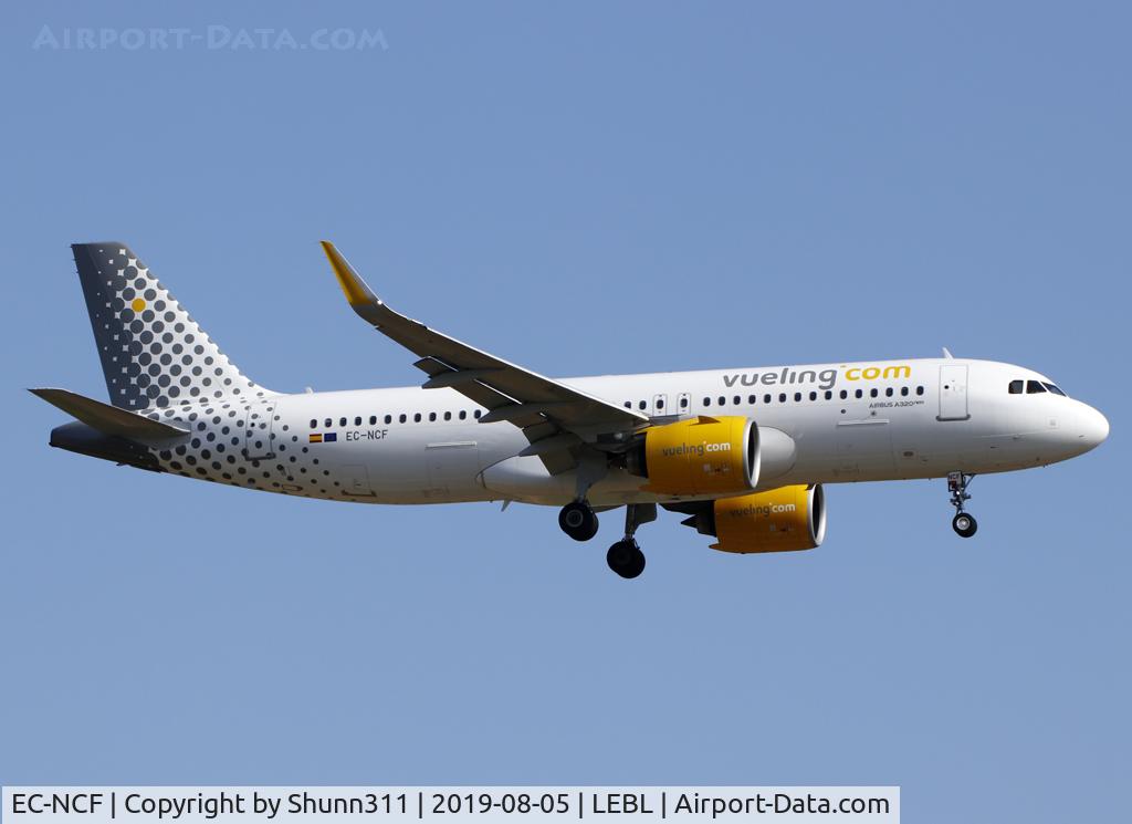 EC-NCF, 2019 Airbus A320-271N C/N 8674, Landing rwy 25R