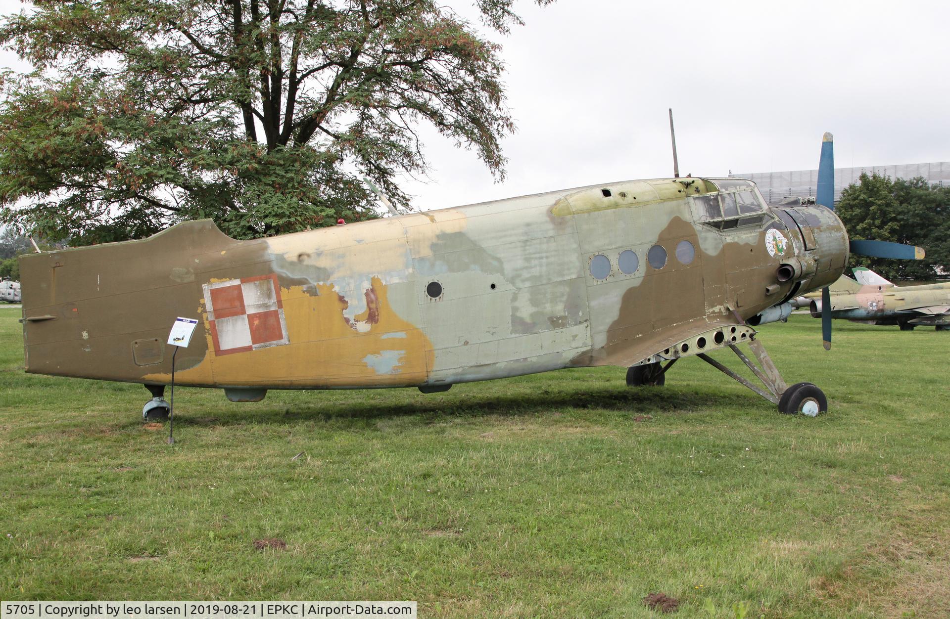 5705, 1974 WSK An-2T C/N 1G157-05, Polish Aviation Museum Krakow 21.8.1929