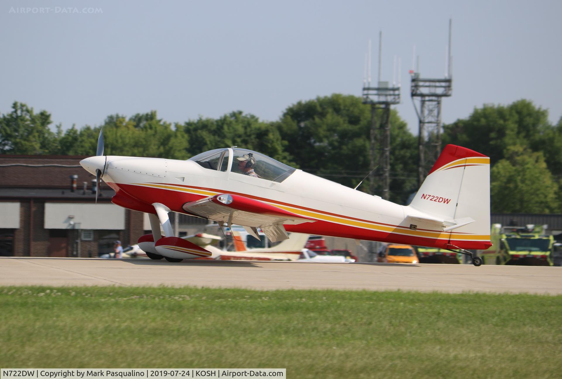 N722DW, 2012 Vans RV-7 C/N 71727, Vans RV-7