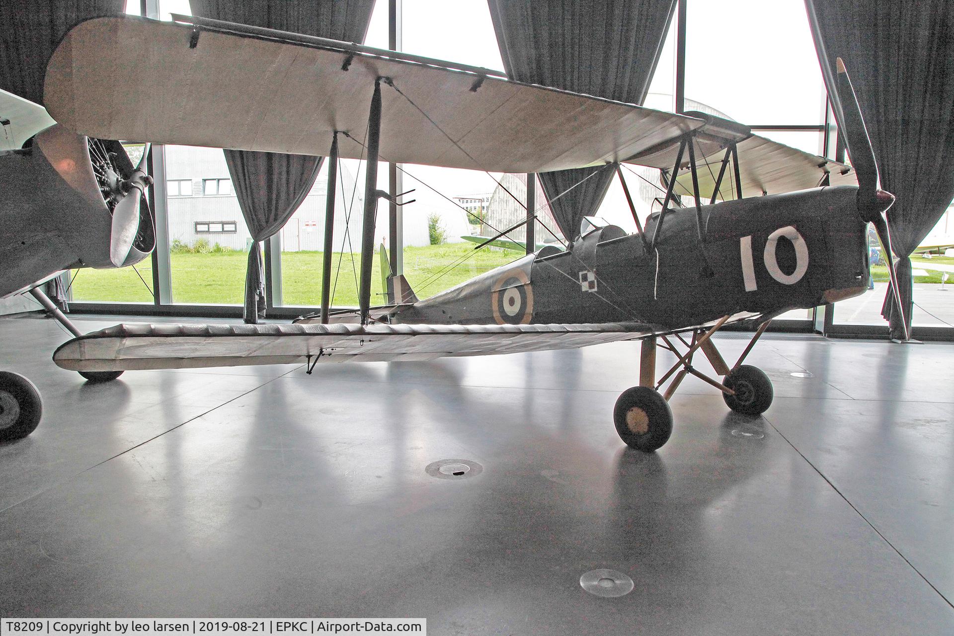 T8209, De Havilland DH-82A Tiger Moth II C/N BW08905, Polish Aviation Museum Krakow 21.8.2019