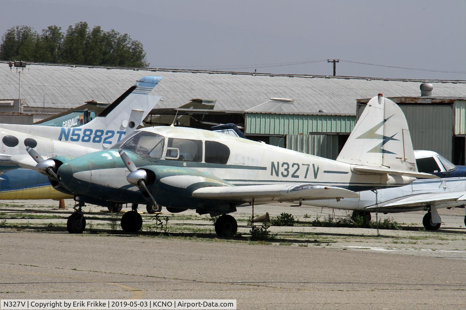 N327V, 1959 Piper PA-23-160 Apache C/N 23-1652, Seen at Chino