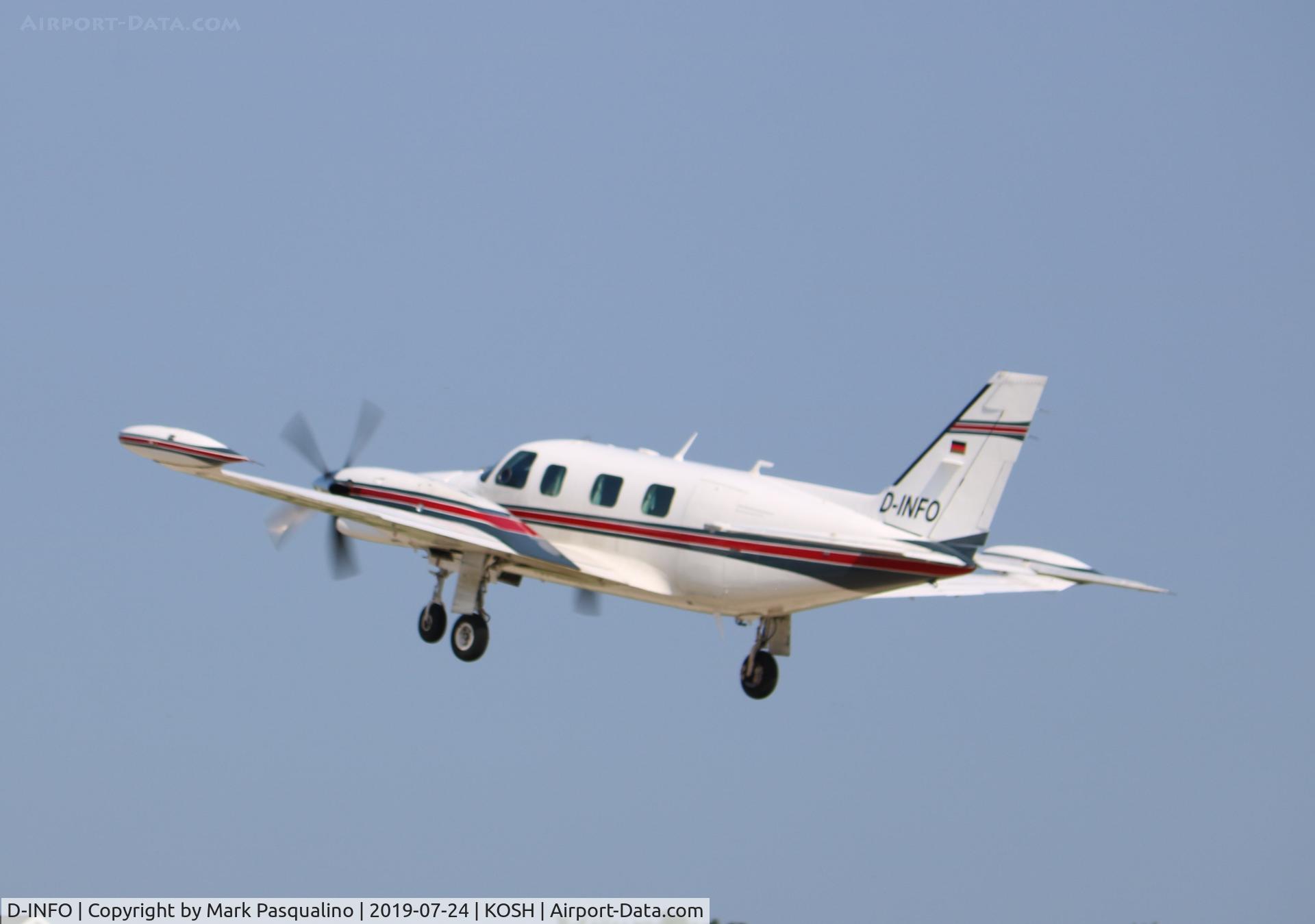D-INFO, 1981 Piper PA-31T2 Cheyenne IIXL C/N 31T-8166031, Piper PA-31T2