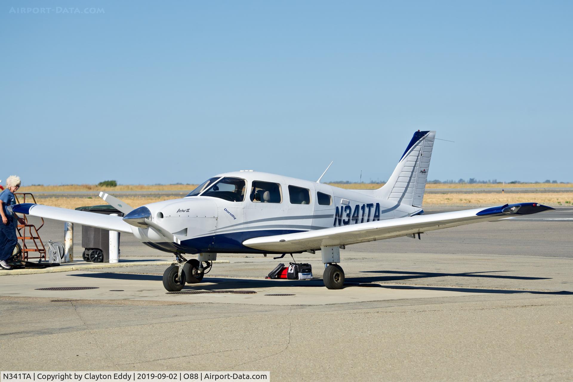 N341TA, 2006 Piper PA-28-181 C/N 2843634, Rio Vista Airport California 2019.