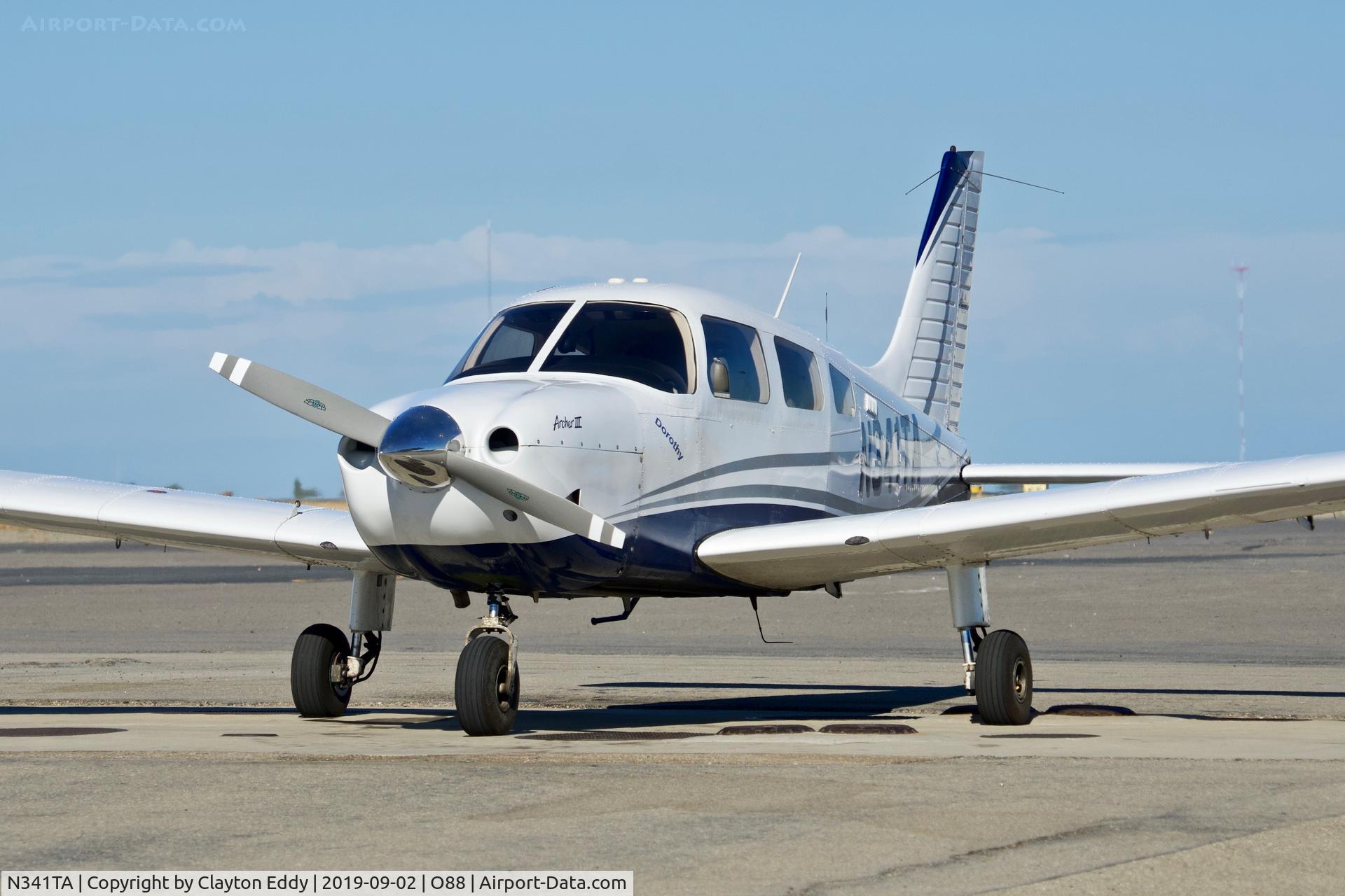 N341TA, 2006 Piper PA-28-181 C/N 2843634, Rio Vista Airport California 2019.