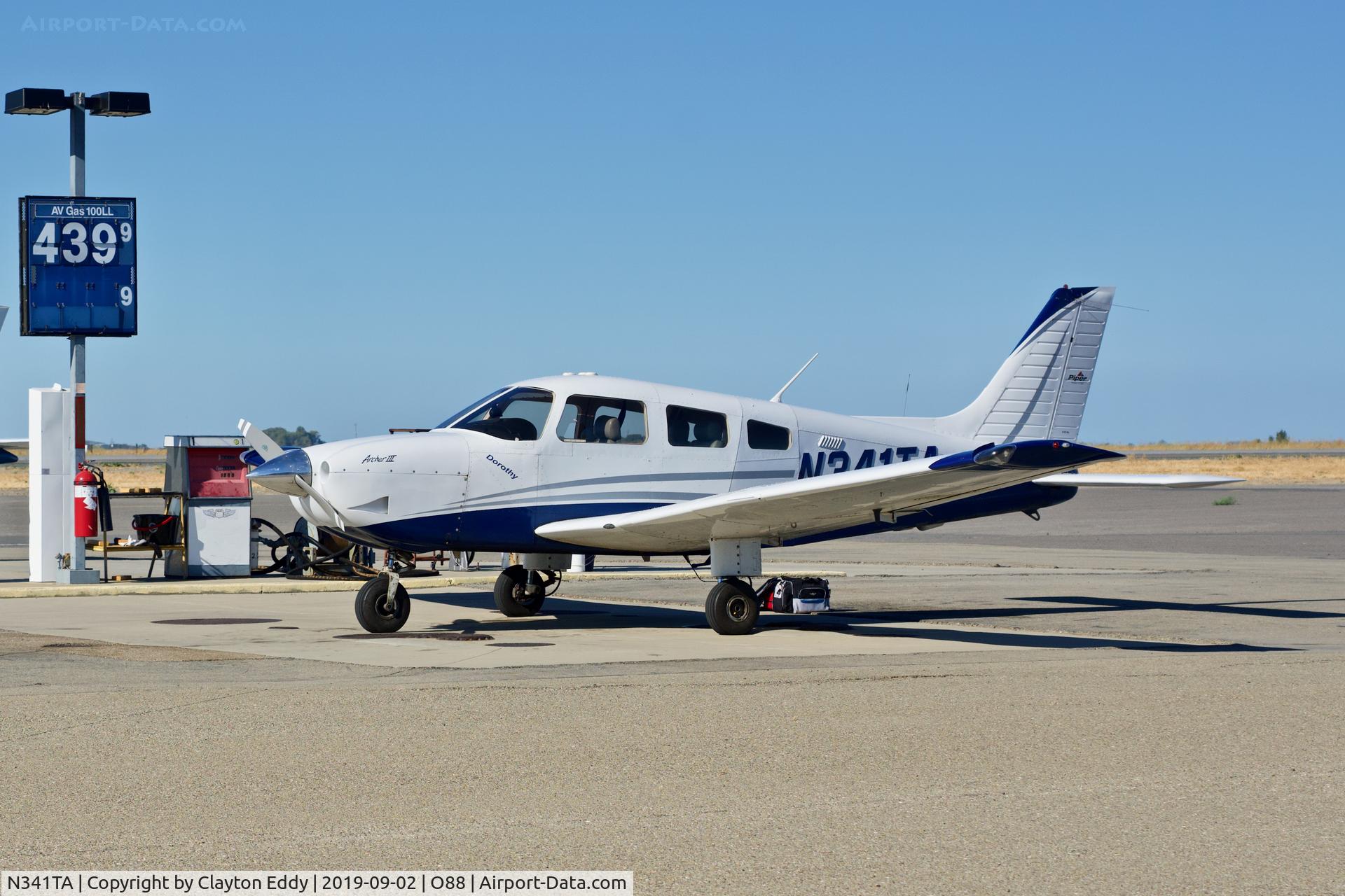 N341TA, 2006 Piper PA-28-181 C/N 2843634, Rio Vista Airport California 2019.