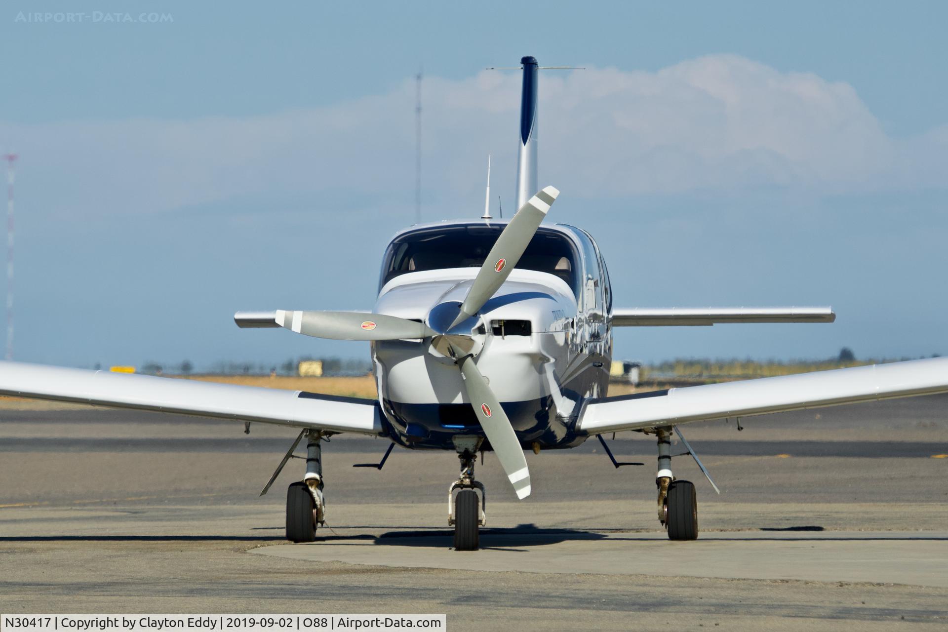 N30417, 1992 Socata TB-20 Trinidad C/N 1508, Rio Vista Airport 2019.