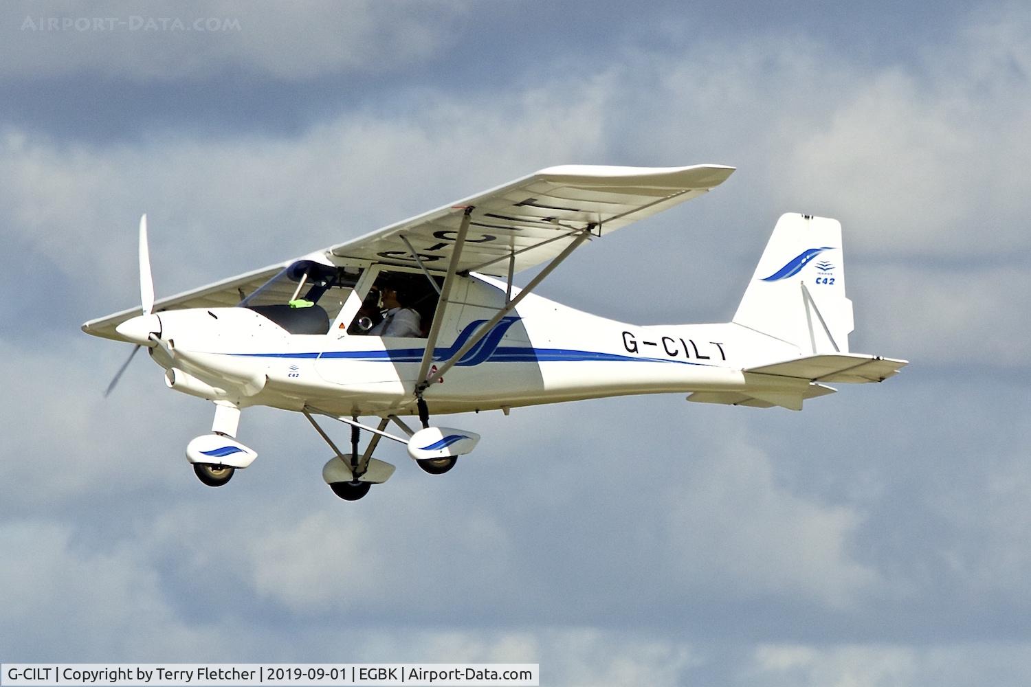 G-CILT, 2014 Comco Ikarus C42 FB100 Bravo C/N 1408-7343, At Sywell