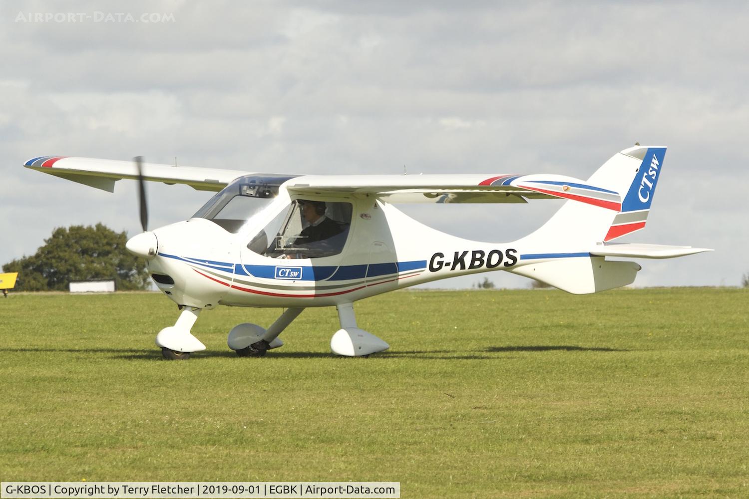 G-KBOS, 2008 Flight Design CTSW C/N 8365, At Sywell