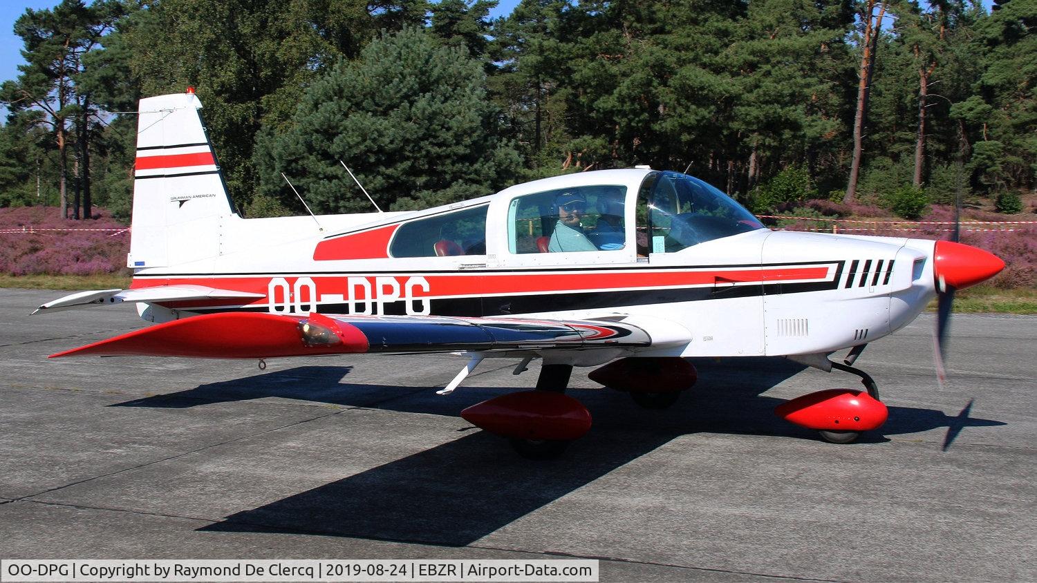 OO-DPG, 1974 Grumman American AA-5 Traveler C/N AA5-0647, Zoersel Fly in.