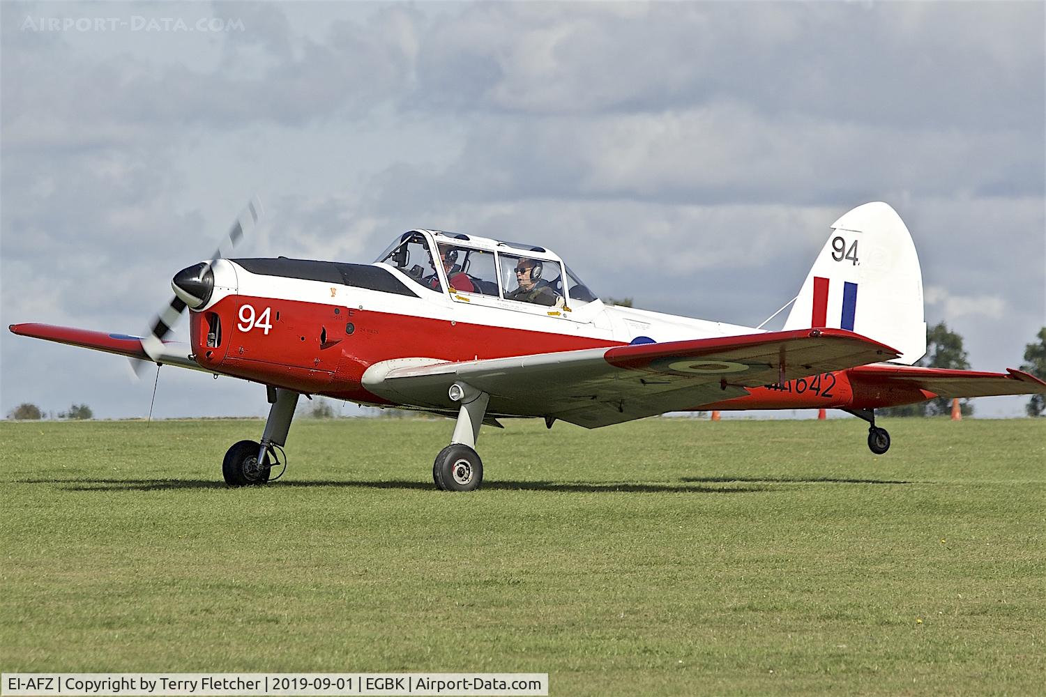EI-AFZ, 1952 De Havilland DHC-1 Chipmunk T.10 C/N C1/0659, At Sywell