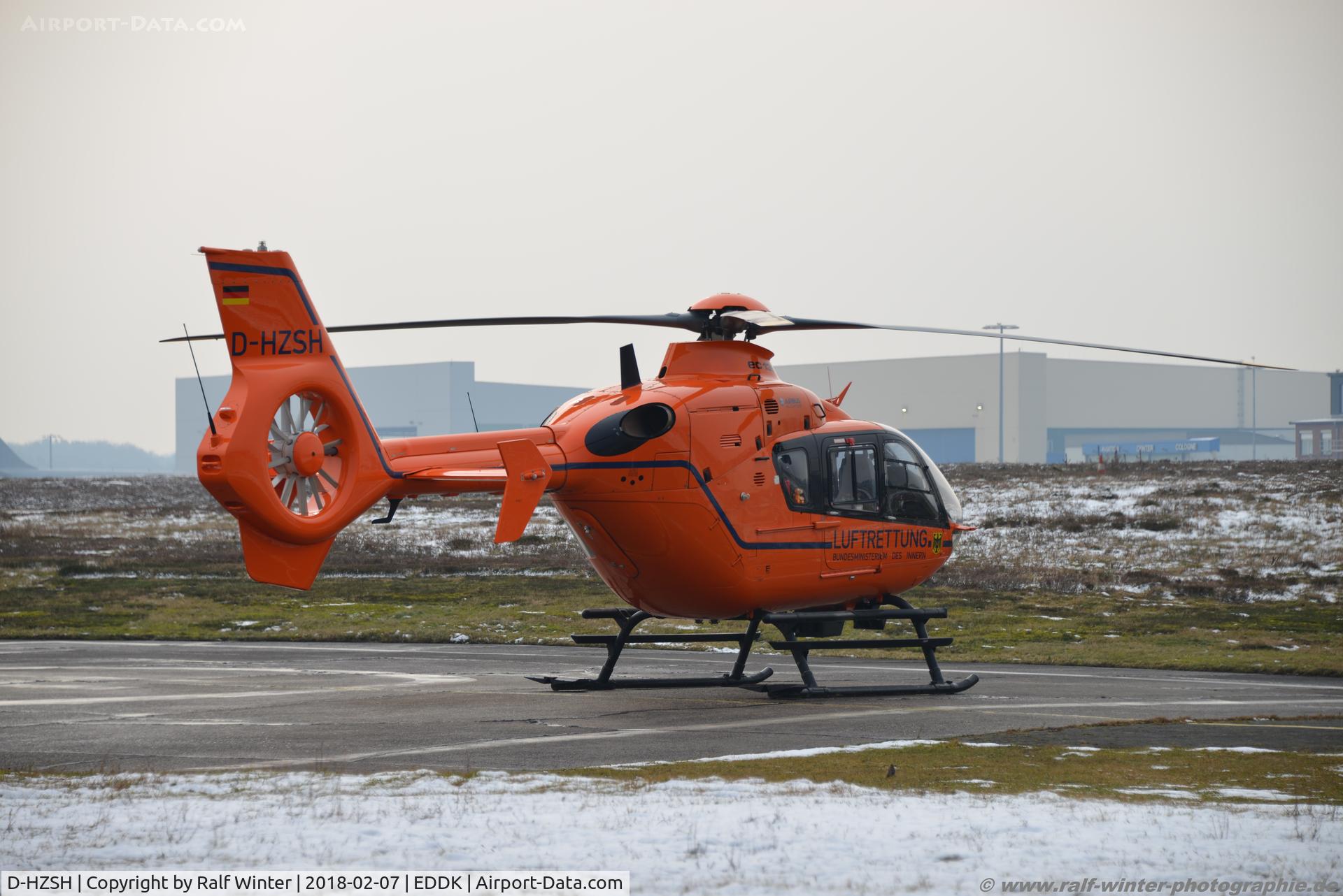 D-HZSH, 2007 Eurocopter EC-135 T2i C/N 0506, Eurocopter EC-135T2+ T2i - CHX Bundesministerium des Inneren - 0506 - D-HZSH - 07.02.2018 - CGN