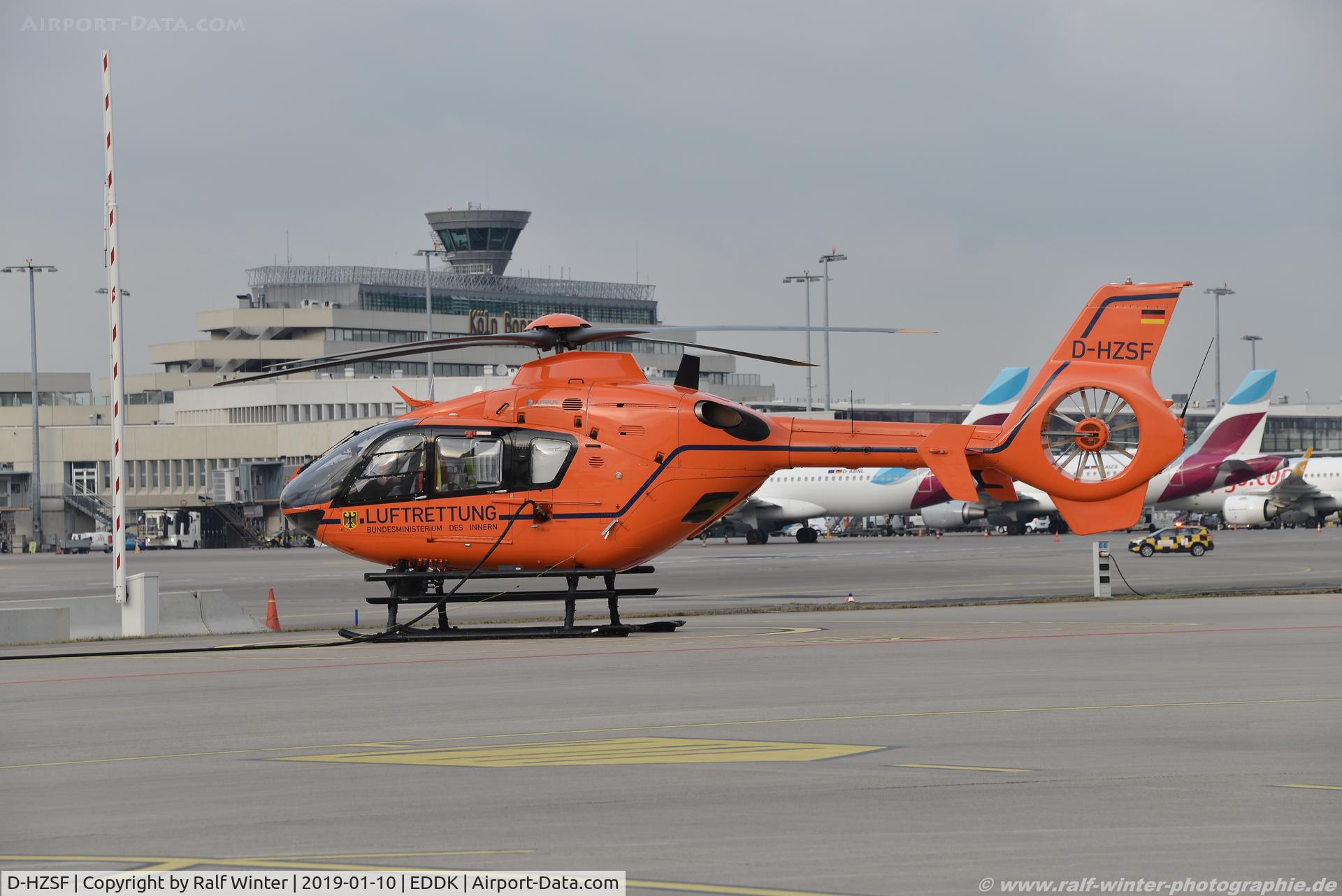 D-HZSF, 2007 Eurocopter EC-135T-2 C/N 0560, Eurocopter EC-135T2+ T2i - CHX Bundesministerium des Inneren - 0560 - D-HZSF - 10.01.2019 - CGN