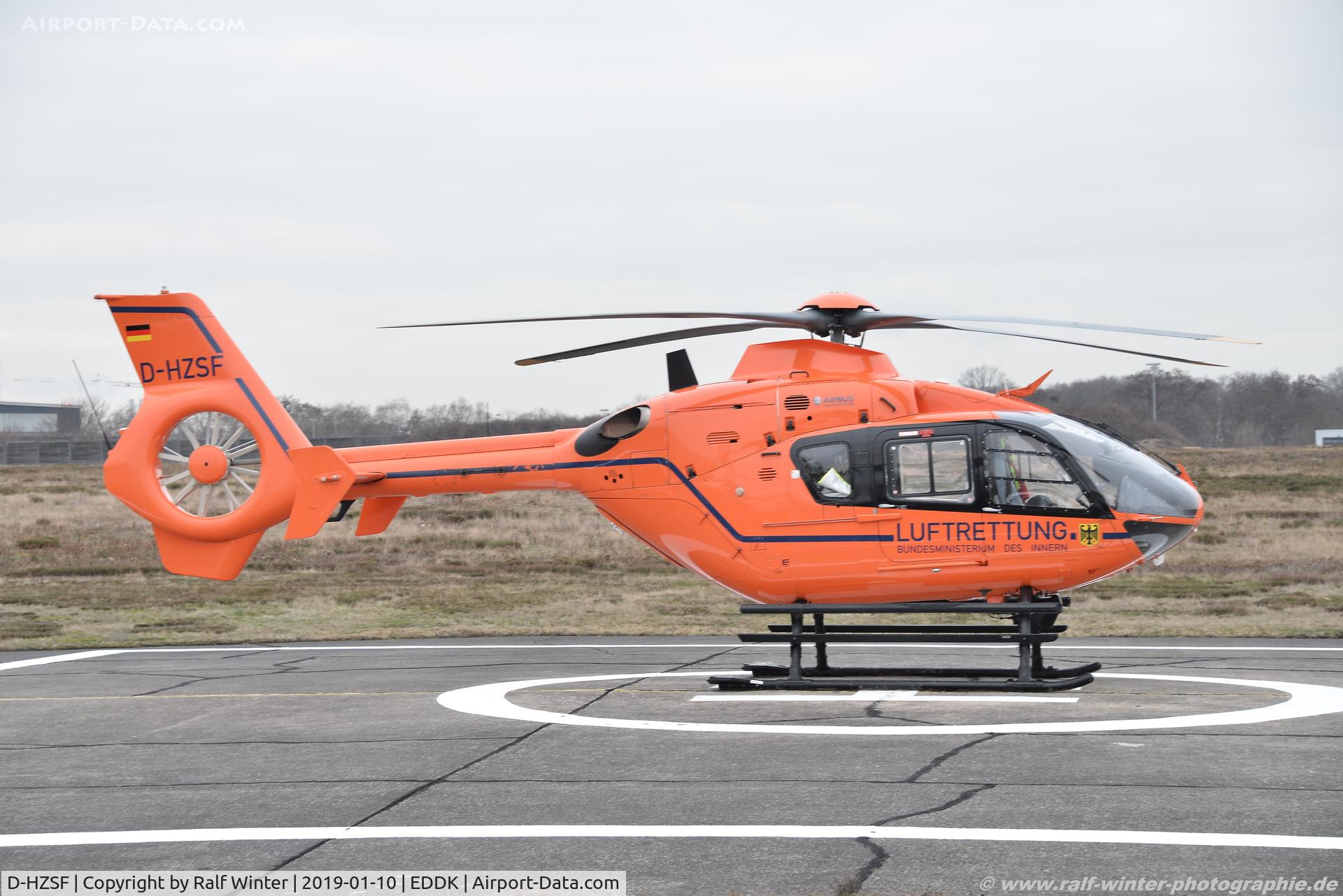 D-HZSF, 2007 Eurocopter EC-135T-2 C/N 0560, Eurocopter EC-135T2+ T2i - CHX Bundesministerium des Inneren - 0560 - D-HZSF - 10.01.2019 - CGN