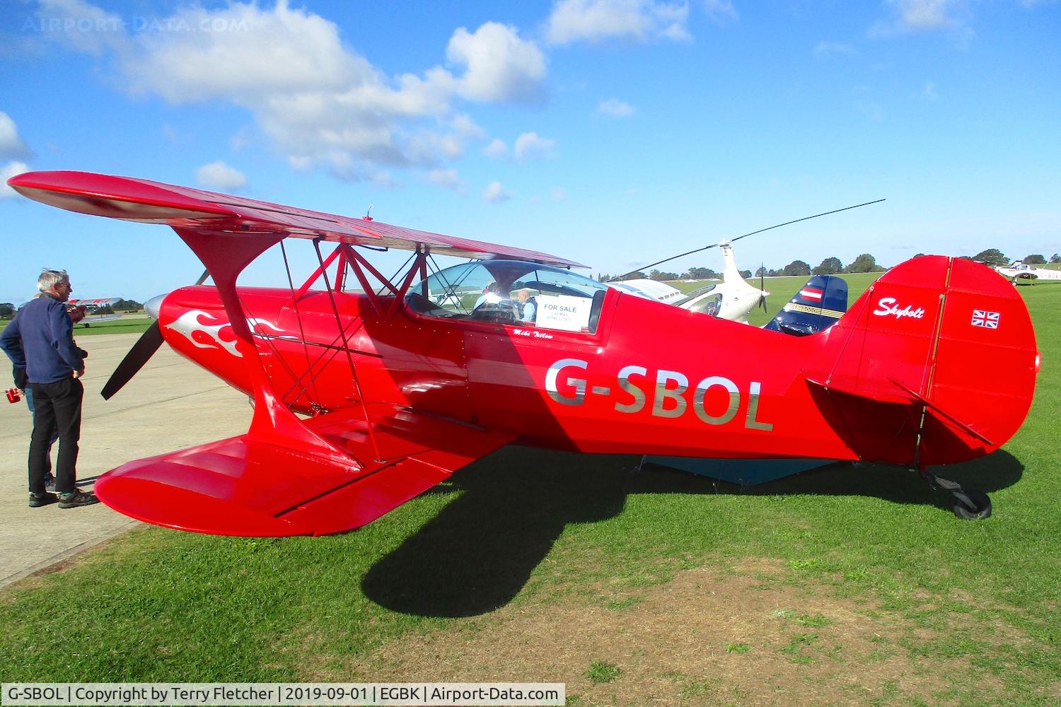 G-SBOL, 2009 Steen Skybolt C/N PFA 064-14453, At Sywell